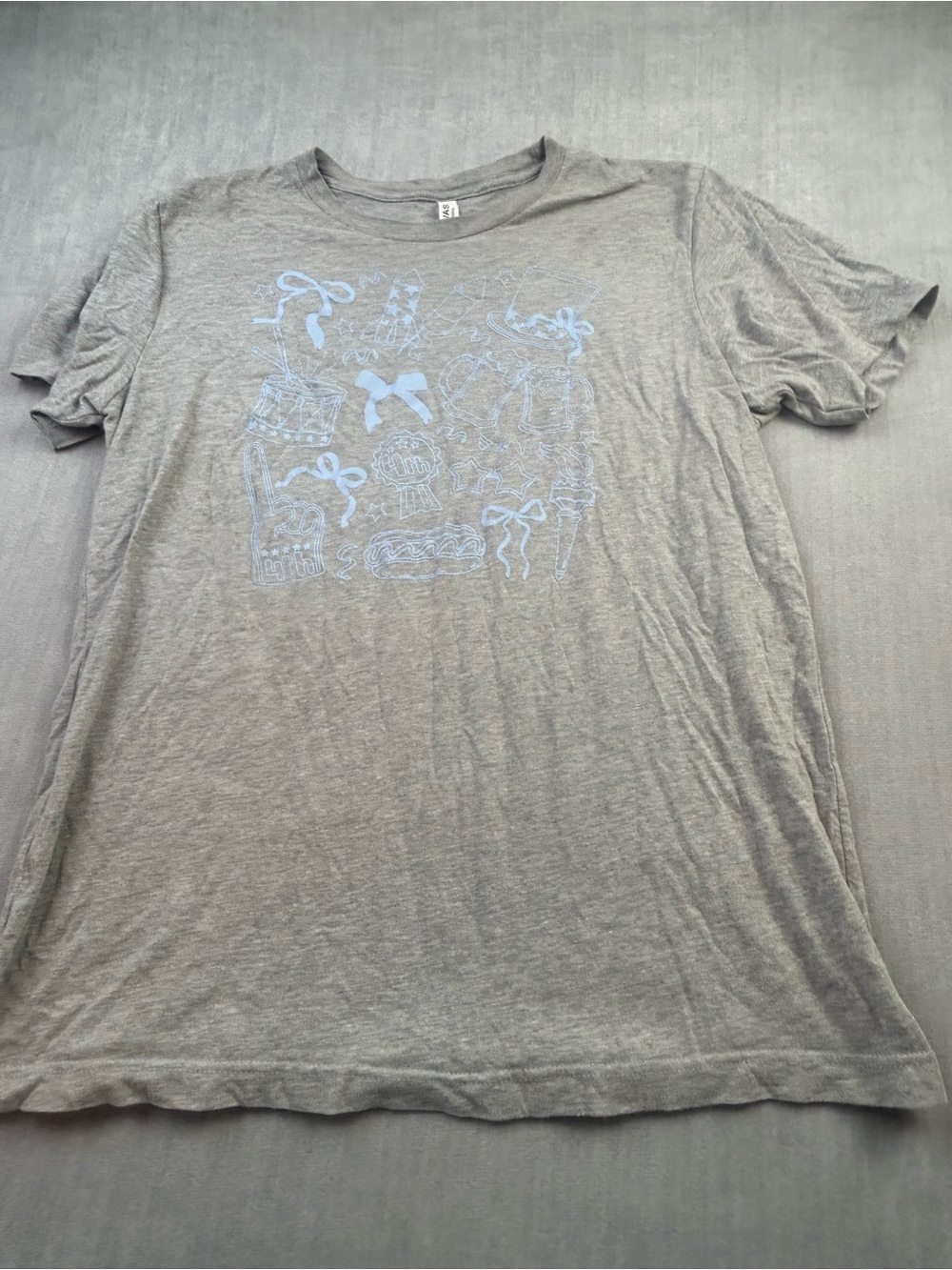 Men's Gray Graphic Crewneck T-Shirt
